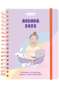 Cubierta de Agenda anual semanal 2025 Clarilou