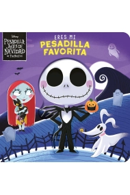 Cubierta de Eres mi pesadilla favorita. Libro de cartón con troqueles