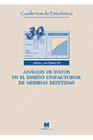 Cubierta de Análisis de datos en el diseño unifactorial de medidas repetidas