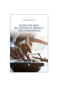 Cubierta de PREVENCION DE RIESGOS LABORALES PARA EL ADMINISTRATIVO, AUXILIAR ADMINISTRATIVO