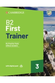 Cover von B2 First Trainer 3 without Answers with Digital Pack