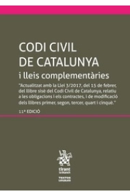 Cubierta de Codi Civil de Catalunya i lleis complementàries Inclou el Codi de Consum 15ª Edició