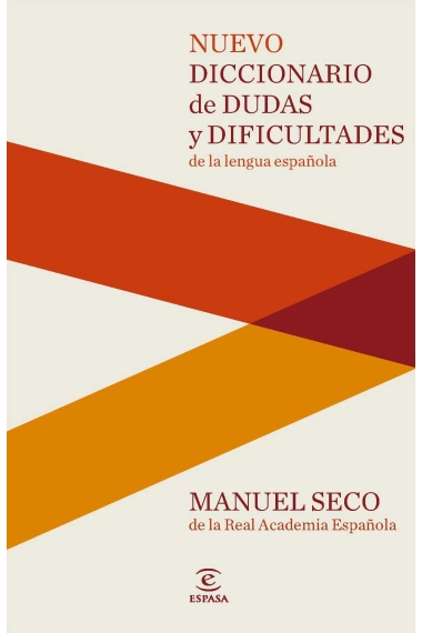 Cubierta de Nuevo Diccionario de dudas y dificultades de la lengua española — Manuel Seco