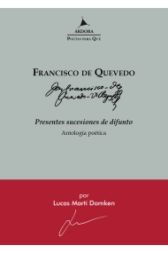 Cubierta de «Presentes sucesiones de difunto» (Antología poética)