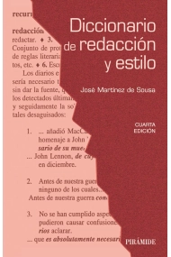 Cubierta de Diccionario de redacción y estilo