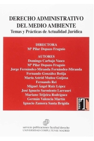 Cubierta de DERECHO ADMINISTRATIVO DEL MEDIO AMBIENTE
