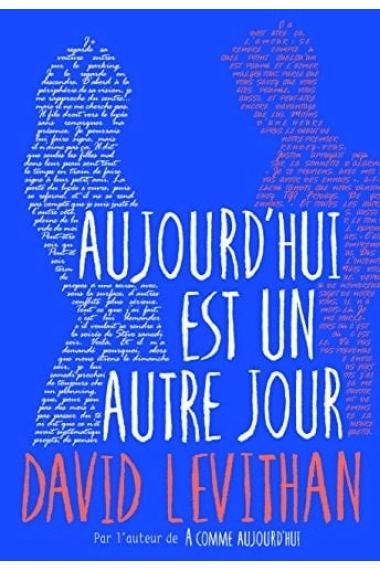 Cubierta de Aujourd'hui est un autre jour — David Levithan