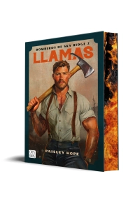 Cubierta de Llamas. Edición con cantos tintados