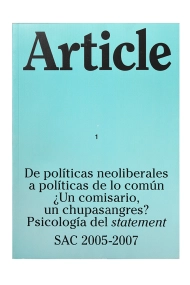 Cubierta de Article 1