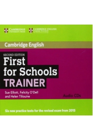 Cubierta de First for Schools Trainer Audio CDs (3) 2nd Edition