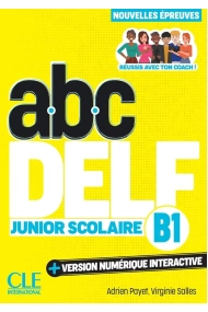 Cubierta de ABC DELF Junior Scolaire. Niveau B1. 3ème édition