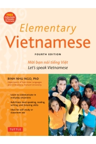 Cubierta de Elementary Vietnamese: Let's Speak Vietnamese, Revised and Updated Fourth Edition (Free Online Audio and Printable Flash Cards)