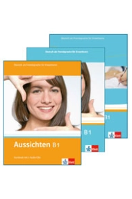Coberta de Aussichten-Paket B1 (Kursbuch + 2 Audio-CDs, Arbeitsbuch + Audio-CD + DVD, Intensivtrainer)