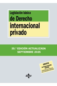 Cubierta de Legislación básica de Derecho Internacional privado