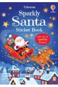 Cubierta de Sparkly Santa Sticker Book