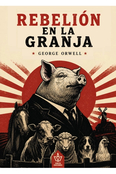 Cover of Rebelión en la granja — George Orwell