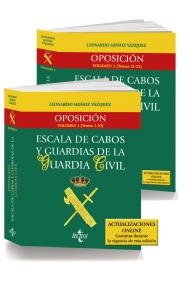 Cubierta de Pack Oposición Escala de Cabos y Guardias de la Guardia Civil