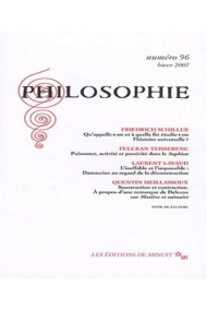 Coberta de Philosophie N° 96, Hiver 2007