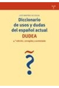 Cubierta de Diccionario de usos y dudas del español actual (DUDEA) (4ª de., corregida y ampliada)