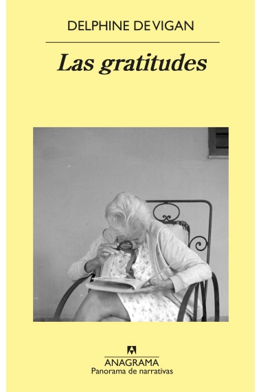 Cubierta de Las gratitudes — Delphine de Vigan