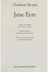 Cubierta de Jane Eyre