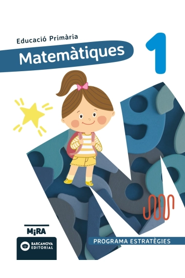 Coberta de Matemàtiques 1 (lletra lligada). Estratègies — S.A. Grupo Anaya