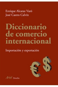Cubierta de Diccionario de comercio internacional
