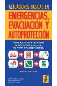 Cubierta de Actuaciones básicas en emergencias, evacuación y autoprotección