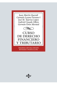 Cubierta de Curso de Derecho Financiero y Tributario