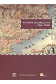 Cubierta de 10 MAPES DE CATALUNYA (1606-1906)