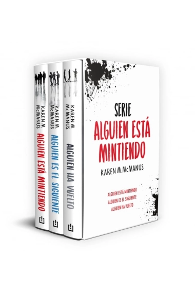Cover of Alguien está mintiendo (edición estuche con: Alguien está mintiendo | Alguien es el siguiente | Alguien ha vuelto) — Karen M. McManus