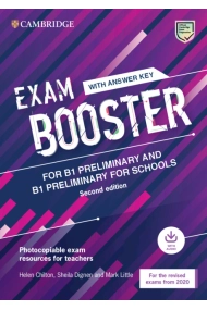 Cover von Exam Booster for Preliminary and Preliminary for Schools with Answer Key with Audio for the Revised 2020 Exams