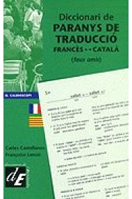 Cubierta de Diccionari de paranys de traducció francès-català