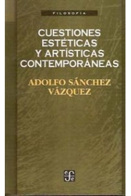 Cubierta de CUESTIONES ESTETICAS Y ARTISTICAS CONTEM