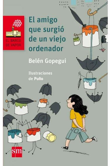 Cubierta de El amigo que surgió de un viejo ordenador — Belén Gopegui