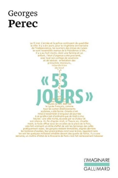 Coberta de 53 jours — Georges Perec