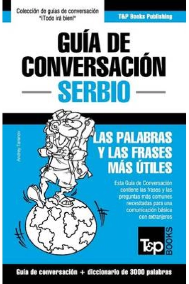 Coberta de Guía de Conversación Español-Serbio y Vocabulario Temático de 3000 Palabras