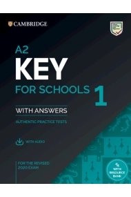 Cover von A2 Key for Schools 1 for revised exam from 2020. Student's Book with Answers with Audio
