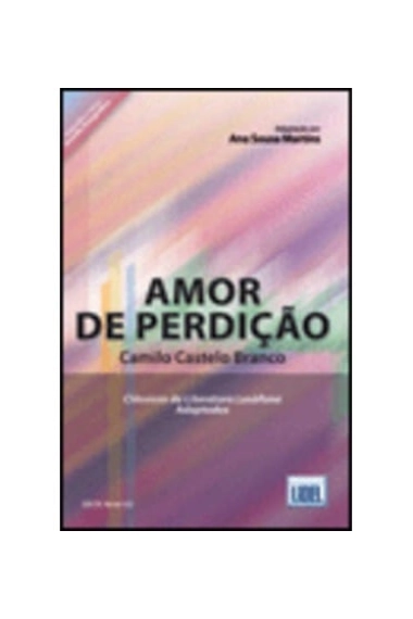 Coberta de Amor de perdiçao (Clássicos a Literatura Lusófona Adaptados - A2) — Ana Sousa Martins