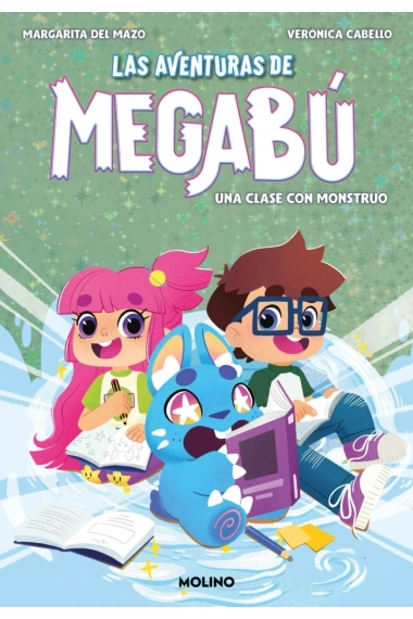 Cubierta de Las aventuras de Megabú 2 - Una clase con monstruo — Margarita del Mazo